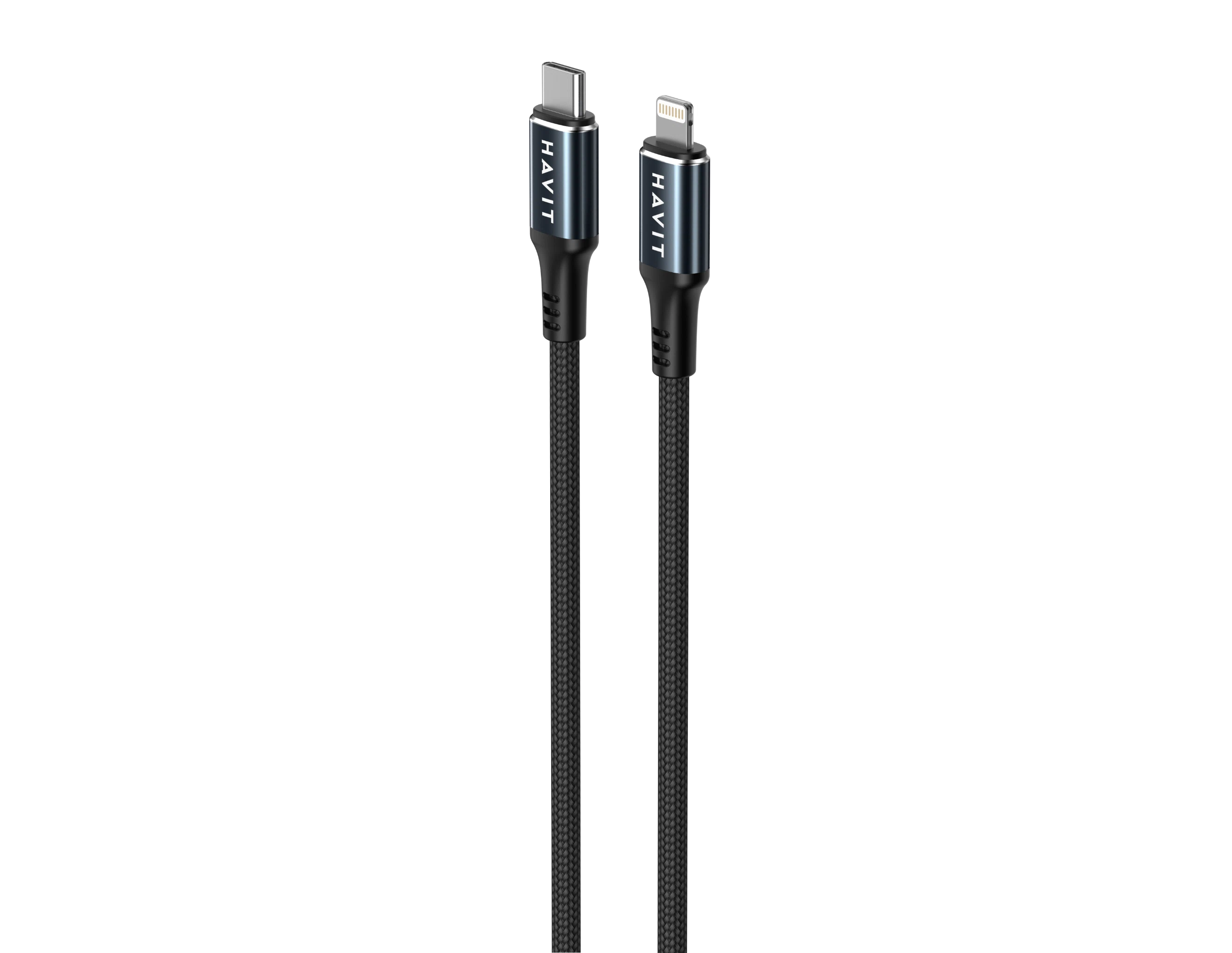 6180. Havit CB6311 Cable type C to L 1m 30W BLACK+BLUE 